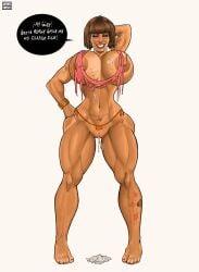 ace_of_spades bilingual bimbo brown_hair busty cum cum_drip cum_in_pussy cum_on_breasts dora_the_explorer feet fit_female gnashershells latina milf muscles muscular_thighs nickelodeon nipples queen_of_spades ripped_clothing spanish_dialogue speech_bubble tattoo tattoos thigh_muscles thighs