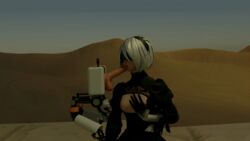 3d animated breasts fellatio nier nier:_automata oral psybazz yorha_2b