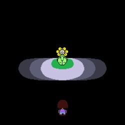 1boy 2d 2d_(artwork) femboy flowey_the_flower frisk pixel_art tagme thick_thighs undertale xmelomor24x xmelomor24x_(flowey_battle)