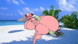 anthro bbw big_breasts big_butt buttjob cacturne cum curvy huge_ass huge_balls huge_breasts huge_cock hyper_ass hyper_breasts hyper_butt hyper_penis jigglypuff pokemon pokemon_(species) pokemon_snap_xxx smegma