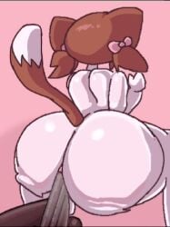 1boy 1girls anal anal_sex animated ass ass_clapping ass_focus ass_wobble balls ballsack booty bottom_heavy cat_ears cat_tail catgirl curvy curvy_figure dark-skinned_male dickgirl discord_username fanart fat_ass feline femboy feminine feminization furry futanari jenny(character_from_a_discord_user) jiggling_ass kitten lab_oom2 plap_(sound) small_balls small_cock small_penis sound tagme thick_ass thick_thighs thighs trans_woman transfem transgender twintails video white_body white_fur wide_hips wide_thighs