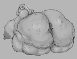 2026 anthro anus areola arm_hair ass bald belly big_belly big_breasts big_butt big_nipples body_hair breasts butt_grab butt_hair butt_squish canid canine canis digital_drawing_(artwork) digital_media_(artwork) domestic_dog elderly elderly_anthro elderly_female eyeshadow female genitals greyscale hairy hairy_body hairy_legs hairy_thighs hand_on_butt huge_belly huge_breasts huge_butt huge_hips huge_thighs hyper hyper_breasts hyper_butt hyper_hips hyper_thighs looking_at_viewer looking_back looking_back_at_viewer makeup mammal mary_mabuff molosser monochrome montgomery_glands morbidly_obese morbidly_obese_anthro morbidly_obese_female nipples nude obese obese_anthro obese_female overweight overweight_anthro overweight_female puffy_anus puffy_areola pug rear_view scalyfatnuts shaded simple_background small_molosser solo spread_butt spreading squish thick_thighs thigh_up toy_dog vulva wide_hips