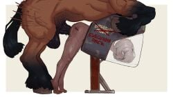 absurdres animal animal_penis ass_ripple blush body_writing breeding_mount commentary dark-skinned_female dark_skin dominant_feral ebonyxh english_commentary english_text eylin_eyla_(ebonyxh) female female_on_feral femsub feral feral_dominating_human feral_on_female feral_on_human feral_penetrating feral_penetrating_human freckles from_side fucked_into_submission highres horse horse_penis human_female human_on_feral human_penetrated mounting nude open_mouth original penis restrained rolling_eyes scar scar_on_ass scar_on_leg sex sex_from_behind short_hair simple_background size_difference stationary_restraints straight submissive_human sweat tally testicles tiptoes tongue tongue_out uncensored veins white_background white_hair yellow_background yellow_eyes yellow_nails zoophilia