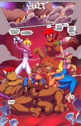 4boys 4girls 9:14 animal_humanoid anthro anthro_penetrating anthro_penetrating_human big_breasts big_bulge big_penis blonde_hair blue_eyes blush boo_(mario) bowser breasts brown_hair bulge comic crown dialogue english_text eye_contact facial_hair female female_penetrated food fred_perry ftm_crossgender genitals group hair headgear hi_res human human_on_anthro human_on_human human_penetrated human_penetrating human_penetrating_human humanoid interspecies intraspecies king_boo koopa koopa_humanoid living_crown looking_at_another luigi's_mansion male male/female male_penetrating male_penetrating_female mammal mario mario_(series) moustache mtf_crossgender nintendo nipples nude nude_anthro nude_female nude_human nude_humanoid nude_male penetration penis plant princess_peach red_eyes red_hair rule_63 scalie scalie_humanoid sex size_difference speech_bubble spread_legs spreading super_crown text turnip vegetable