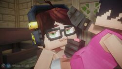 1boy 3d 3d_animation angie_(cappyadams) animated blender blender_eevee blowjob female handjob hypixel hytale minecraft nekoaiko3d no_sound straight tagme video