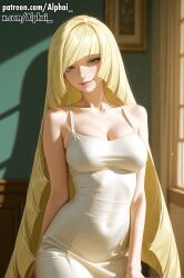 lusamine (pokemon) from game freak by alphai
