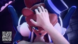 3d 3d_animation animated anthro blowjob cryptiacurves deepthroat dominant_female fazclaire's_nightclub fazclaire's_nightclub:_the_rearousal fellatio five_nights_at_freddy's freddy_(fnaf) fredina's_nightclub frenni_(fn:rearousal) frenni_fazclaire human pov pths sound straight tagme video