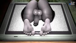 1futa 1futanari 3d animated ass_focus balls barefoot big_feet black_nail_polish black_nails cock dead_by_daylight dickgirl feet foot_fetish futa_only futa_sans_pussy futanari ghost ghost_girl grey_skin kr_sfm nude nude_futanari onryo penis pussy sadako_yamamura shaking_ass soles tagme the_ring toes toes_scrunch tv video yamamura_sadako