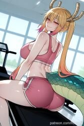tohru (dragon maid) from kobayashi-san chi no maidragon by rissuai