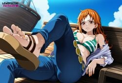 nami (one piece) from one piece by lewdfeetai