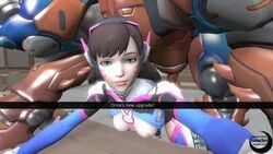 3d alternate_costume animated blizzard_entertainment d.va dynastinae_orisa female futanari horsecock intersex living_machine lunar9er no_sound omnic orisa overwatch robot sex source_filmmaker text video