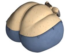 3d_(artwork) 3d_model_showcase anthro areola ass bald belly belly_hair big_belly big_breasts big_butt big_nipples black_lips black_nose body_hair breasts brown_areola brown_nipples butt_hair canid canine canis clothed clothing deep_navel digital_media_(artwork) domestic_dog double_chin elderly elderly_anthro elderly_female eyeshadow female folds genitals hairy hairy_body hand_on_hip huge_belly huge_breasts huge_butt huge_hips huge_thighs hyper hyper_breasts hyper_butt lips long_nipples looking_at_viewer looking_back looking_back_at_viewer makeup mammal mary_mabuff molosser morbidly_obese morbidly_obese_anthro morbidly_obese_female navel nipples obese obese_anthro obese_female overweight overweight_anthro overweight_female pug rear_view sagging_breasts saggy_pussy shortstack shortstack_female skimpy small_molosser smile solo tan_body tan_skin thick_thighs toy_dog tta_art wide_hips