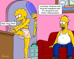 blue_hair female homer_simpson human incest jimmy lisa_simpson male marge_simpson tagme the_simpsons yellow_body