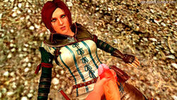 3d ambiguous_gender big_penis breasts cd_projekt_red dotasluts futanari handjob intersex penis the_witcher the_witcher_(series) the_witcher_2 the_witcher_3:_wild_hunt triss_merigold