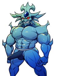 bulge erection_under_clothes male_focus male_only monster obelisk_the_tormentor red_eyes solo underwear yu-gi-oh!