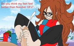 android 21 from dragon ball by imasourlemon