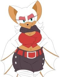 bat breasts female rouge_the_bat sonic_(series) superix