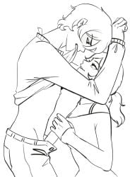 1boy 1girls 2d andrew_graves ashley_graves big_penis biting_own_lip blush brother_and_sister clothed eye_contact female femdom hand_in_pants handjob height_difference incest line_art male phuonghoa198 ponytail shirt_in_mouth shirt_lift siblings size_difference straight the_coffin_of_andy_and_leyley