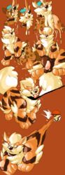 2012 3_toes anthro arcanine balls black_nose blue_eyes blue_hair brown_fur canine collar feral fur gingerbeer goo_transformation hair hi_res hyena hypnosis male mammal mind_control nintendo nude open_mouth penis pokeball pokemon pokemon_(species) sequence simple_background smile solo spiral spiral_eyes spots spotted_fur toes tongue tongue_out transformation video_games yellow_eyes