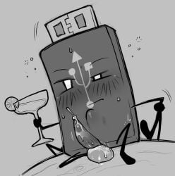 blush drink drunk drunk_bubble gay gay_sex genital_slit genital_slit_penetration male object_shows penetration plank precum sweat tentacle tentacle_penis usb wine_glass yaoi