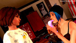 3d chloe_price dildo dotasluts life_is_strange max_caulfield yuri