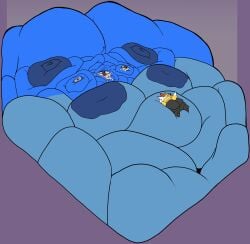 bbw big_ass big_breasts blob bnw braixen breasts bubble_butt cleavage fat fat_belly fat_female female furry huge_ass huge_breasts hyper_ass lucario massive_breasts nipples obese obese_female overweight pokemon pokemon_(species) scarletpest ssbbw tagme thick_thighs wide_hips