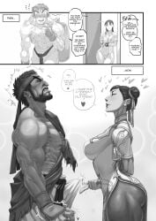 aarokira after_sex beard big_breasts big_butt big_penis blush blushing body_worship bottomless bracelets bulge bulge_through_clothing chun-li erection erection_under_clothes fingerless_gloves gloves hair_bun hair_undone headband heart hearts hearts_around_head kiss_mark lipstick lipstick_mark makeup muscle_worship muscles panties ryu_(street_fighter) spiked_bracelet street_fighter street_fighter_6 struggling tease teasing thick_thighs