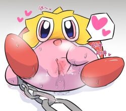 kirby kirby_(series) mask nintendo poi_(artist) pussy pussy_juice spread_pussy waddling_head