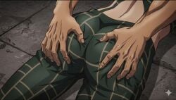 1girl1boy 1girls ai_generated ass ass_focus ass_grab butt butt_focus butt_grab damsel_in_distress defeated defeated_heroine fat_ass fat_butt female female/male female_focus femsub gemini grabbing grabbing_ass grabbing_from_behind groping groping_ass groping_from_behind hand_on_ass handing_over hands-free hands_on_ass ia_generated jjba jojo's_bizarre_adventure jolyne_cujoh jolyne_kujo knocked_out male maledom/femsub passed_out sexual_assault sleeping stone_ocean touching touching_ass unconscious unconscious_female