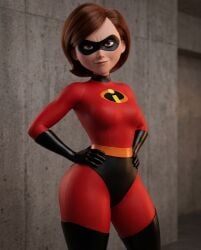 ai_generated big_ass bodysuit brunette brunette_female brunette_hair confident elastigirl facility hallway hands_on_hips helen_parr high_heels infiltration latex mask masked_female milf posing posing_for_the_viewer round_ass sexy sexy_body sexy_waist spy stealth superhero superheroine the_incredibles thick thick_ass thick_thighs tight_clothes tight_clothing tight_fit