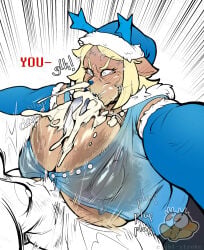 2025 2_horns angry angry_fellatio anthro antlers areola areola_slip armwear artist_name big_areola big_breasts big_nipples big_penis blonde_hair blue_horn blue_lipstick blue_nose blush blush_lines bodily_fluids breast_play breasts carol_holiday cheek_bulge christmas christmas_clothing christmas_headwear clothing cum cum_from_nose cum_in_mouth cum_in_nose cum_inside cum_on_breasts cum_out_nose deer deltarune dialogue duo eight_strokes elbow_gloves english_text erection excessive_cum eyebrows eyelashes fellatio female frown gem genital_fluids genitals gloves hair handwear hat headgear headwear holidays horn huge_areola huge_breasts huge_nipples huge_penis jewelry lipstick makeup male male/female mammal mature_female milf motion_lines necklace nipple_outline nipples oral oral_penetration orgasm pearl_(gem) pearl_necklace penetration penile penis santa_hat sex shirt short_hair sound_effects text titfuck titfuck_under_clothes tongue tongue_out topwear undertale_(series) vein
