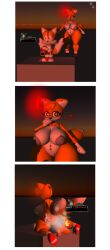 big_ass big_boobs blushed_face facesitting ibispaintx outcome_memories prisma3d smothering_ass sonic_(series) sonic_the_hedgehog_(series) struggling tails_the_fox tailsko_doll tripwire_(outcome_memories) younger_male