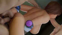 1girls 3boys 3d 3d_animation anal anal_penetration anal_sex animated asian_female ass bandai_namco blender blender_(software) breasts brown_eyes brown_hair double_penetration fellatio female kazama_asuka large_breasts nullanimator oral short_video shorter_than_30_seconds sound spitroast tagme tekken tekken_8 vaginal_penetration video