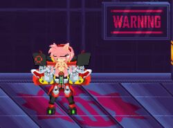 amy_rose anal animated big_ass big_breasts e-123_omega furry larger_male pixel_(artwork) project_x_love_potion_disaster robot sickle_the_fox_(artist) size smaller_female smaller_penetrated sonic_(series) sonic_the_hedgehog_(series) stomach_bulge tagme video