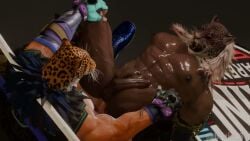 3d 3d_(artwork) 3d_model anal anal_insertion anal_sex armor_king bandai_namco brein_3d dark-skinned_male dark_skin gay gay_anal gay_sex intraracial jaguar_mask king_(tekken) latino light-skinned_male male male/male male_focus male_only male_penetrated male_penetrating male_penetrating_male tagme tan_skin tan_skinned_male tekken tekken_8 video wrestler wrestlers