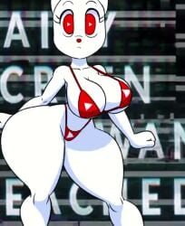 1girls 2d 2d_(artwork) 2d_animation abstract_background animated anthro ass background_music big_ass big_breasts big_butt bikini biped bouncing_ass bouncing_breasts breasts clothing curvy curvy_female curvy_figure domestic_cat fat_ass felid feline felis female female_only furry huge_ass huge_breasts huge_butt jiggle jiggling_ass jiggling_breasts large_ass large_butt looking_at_viewer mammal music music_video psychedelic psychedelic_background shaking_ass shaking_butt shiro_(tansau) sound sound_warning swimsuit swimwear synced_to_music tagme tansau teasing thick_ass thick_butt thick_thighs thighhighs video youtube youtube_logo