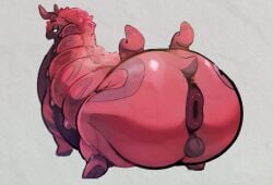 1boy 2d alternate_version_available anus ass ass_bigger_than_head ass_focus balls ballsack big_anus big_ass big_balls big_butt big_butt_(male) chubby chubby_male donut_anus dumptruck_ass fat_ass furry furry_male furry_only huge_anus huge_ass insect looking_at_viewer looking_back looking_back_at_viewer male male_only naked nintendo no_sex nonhuman nude overweight overweight_male pokemon pokemon_(species) pokemon_bw presenting_hindquarters puffy_anus purplechubee raised_eyebrows scolipede simple_background solo solo_male twitter_link wide_hips