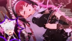 erodere hololive hololive_japan houshou_marine houshou_marine_(nun) lewdtuber masochist masodere nun vtuber