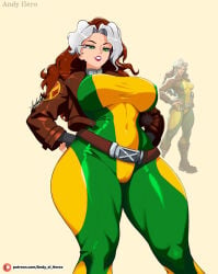 andy_hero marvel marvel_comics marvel_rivals rogue_(x-men) solo solo_female solo_focus tagme thicc