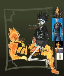 bonejamin dark_voyager fortnite fortnite:_battle_royale gay glasses grinding half-dressed naked_male skeleton text two_men