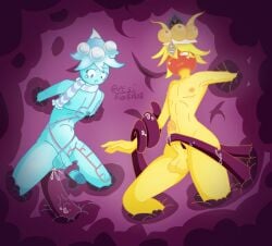 2boys anal anal_penetration anthro anthrofied ass ass_focus cum curvy dubious_consent electronic_arts femboy flora_fauna male male_only missile_toe_(pvz) penis plant plant_humanoid plantie plants_vs._zombies plants_vs._zombies_2_(chinese_version) plants_vs_zombies popcap_games sweat sweatdrop sweating tears tentacle tentacle_sex text video_game_character video_games