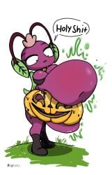 anthro anthrofied ass belly belly_bulge breasts female female_pred flora_fauna holy_shit hyper ngnini phat_beet_(pvz) plant plant_girl plant_humanoid plantie plants_vs._zombies popcap_games pred pumpkin_(pvz) swear sweat sweatdrop sweating sweaty text vore vore_belly