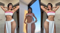 1girl animated animated_gif breasts chel_(el_dorado) chel_(el_dorado)_(cosplay) cosplay dancing large_breasts non-web_source real_life thick_thighs thighs wide_hips
