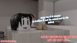 3d boxcera_(sunninsfw) dialogue dullahan saint_patricks_day sequence sunninsfw weight_gain_sequence