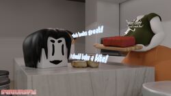 3d boxcera_(sunninsfw) dialogue dullahan saint_patricks_day sequence sunninsfw weight_gain_sequence wide_hips