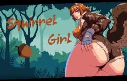 1girls acorn animal_ears animal_tail animated ass ass_slap big_breasts bouncing_breasts breasts brown_eyes brown_hair character_name clothed commission fingerless_gloves gloves huge_ass jacket jiggling_ass leaning_forward looking_at_viewer looking_back marvel marvel_rivals neophite-byte nipple_slip nipples outdoors pixel_animation pixel_art provocative short_hair short_shorts shorts slapping_butt solo squirrel_girl_(marvel) squirrel_girl_(marvel_rivals) squirrel_tail tail thick_thighs thighs