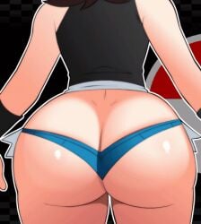 3d 3d_animation animated animated animation ass ass_cleavage big_ass bottom_heavy bouncing_ass brown_hair butt_crack dat_ass divine_wine female female game_freak hi_res hilda_(pokemon) huge_ass jiggling_ass long_hair musi_cassie nintendo no_audio pokemon pokemon_bw2 short_shorts shorter_than_30_seconds shorts thong top_heavy vampiranhya_(artist)