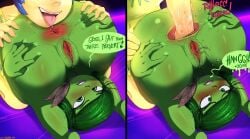 2girls anus disgust_(inside_out) disney inside_out joy_(inside_out) licking_anus pixar shadman yuri