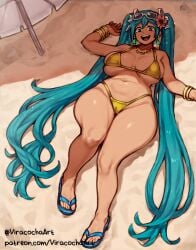 1girls ai_assisted ai_generated beach body brazilian brazilian_miku female fly full hatsune_miku hips huge meta open thick thighhighs thighs viracochaart wide