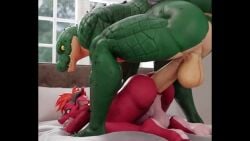 1boy 1futa 3d 3d_animation all_fours anal anal_sex animated anthro anthro_on_anthro anthro_penetrated anthro_penetrating anthro_penetrating_anthro ass balls big_balls big_penis connivingrat crocodilian crouching digital_media_(artwork) dragon duo erection feet flint_(soskyee) furry genitals green_body green_scales helm_(connivingrat) high_framerate horns interspecies looking_pleasured loop male male/male male_only male_penetrated male_penetrating male_penetrating_male moaning moaning_in_pleasure muscular muscular_anthro muscular_male mythological_creature mythological_scalie mythology nude open_mouth penetration penile penile_penetration penis penis_in_ass pleasure_face red_body red_skin reptile scales scalie sex sharp_teeth short_playtime size_difference soles sound tagme tongue tongue_out twinkleparkvo valorlynz_(modeler) video voice_acted yellow_eyes